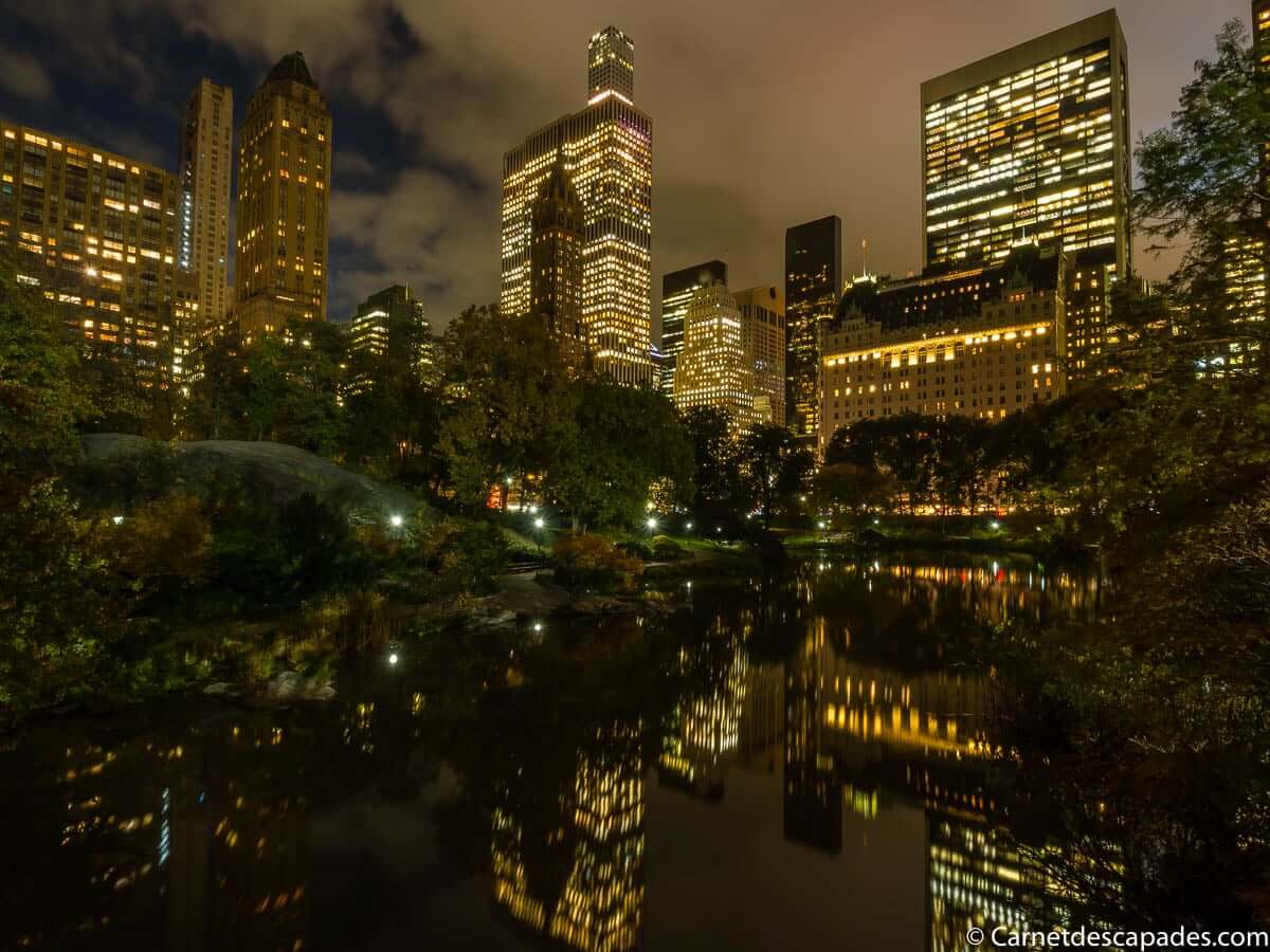 central-park-lac-nuit