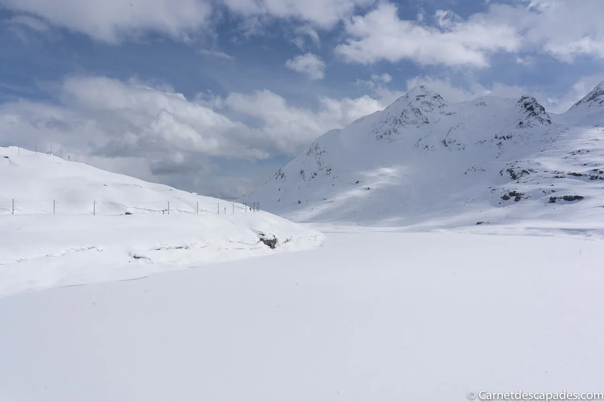bernina express glacier
