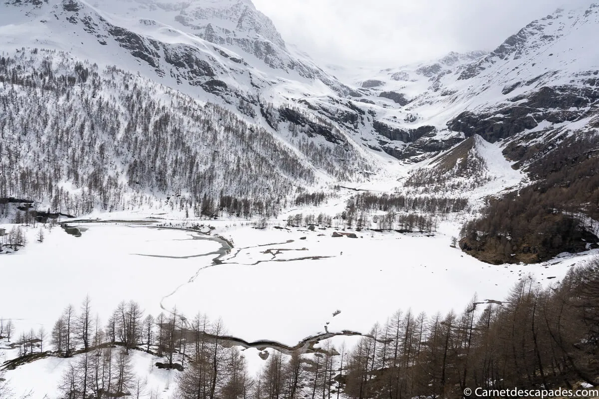 paysages neige bernina