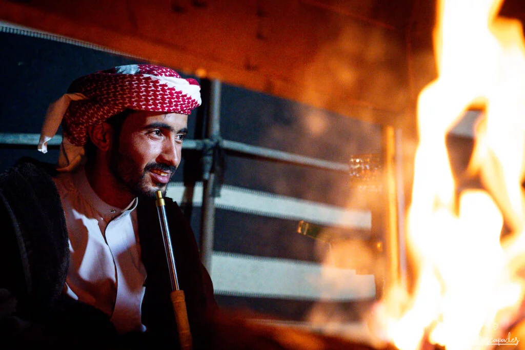 guide bedouin maamoud feu