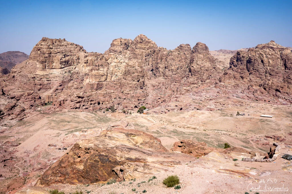 vue haut lieu sacrifice petra