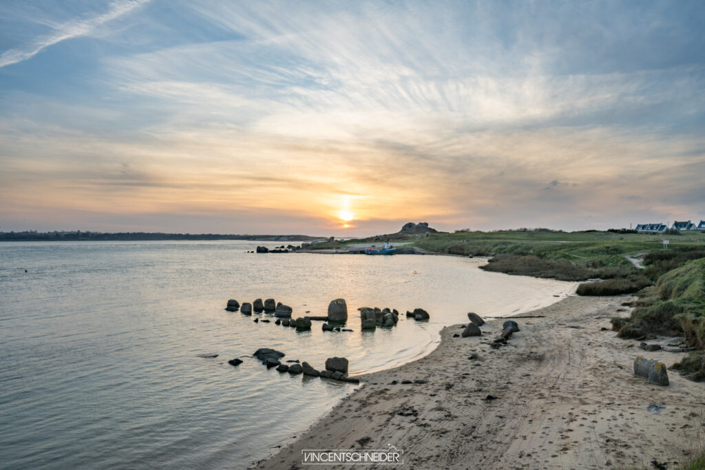 allee couverte guinirvit hiver finistere nord gr34 randonnee ocean atlantique