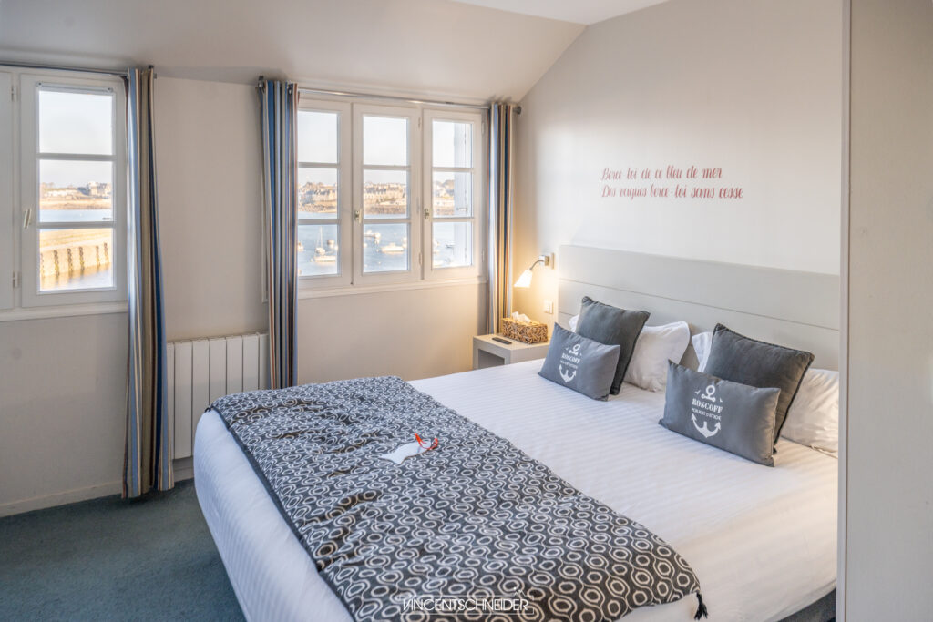 chambre hotel chez janie roscoff hiver finistere nord gr34 randonnee ocean atlantique