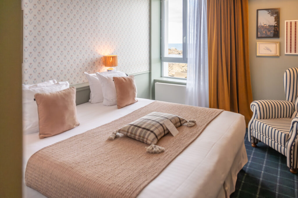 hotel de la mer brignogan chambre hiver finistere nord gr34 randonnee ocean atlantique