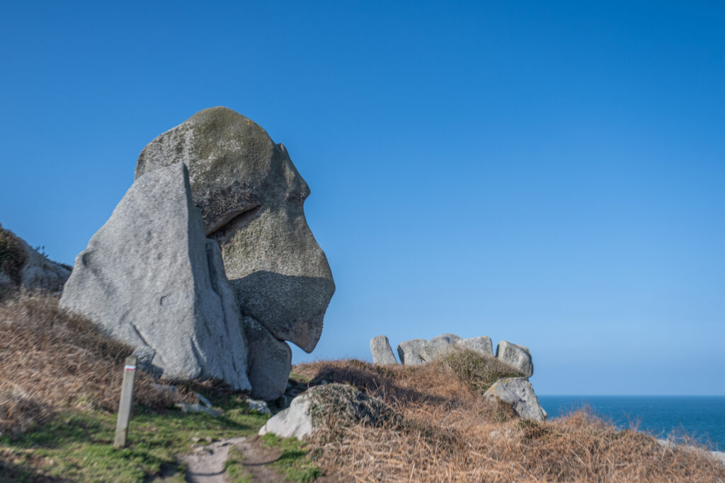rocher du singe hiver finistere nord gr34 randonnee ocean atlatique 576