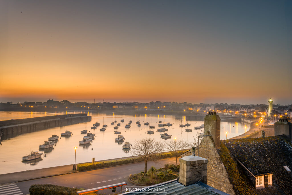 vue chambre chez janie hiver finistere nord gr34 randonnee ocean atlatique