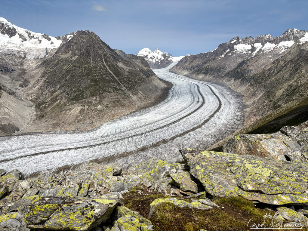 Glacier d'Aletsch en Suisse