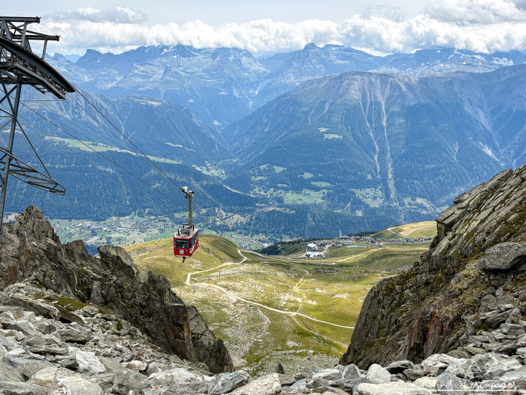 Téléphérique de Fiescheralp (Valais, Suisse)