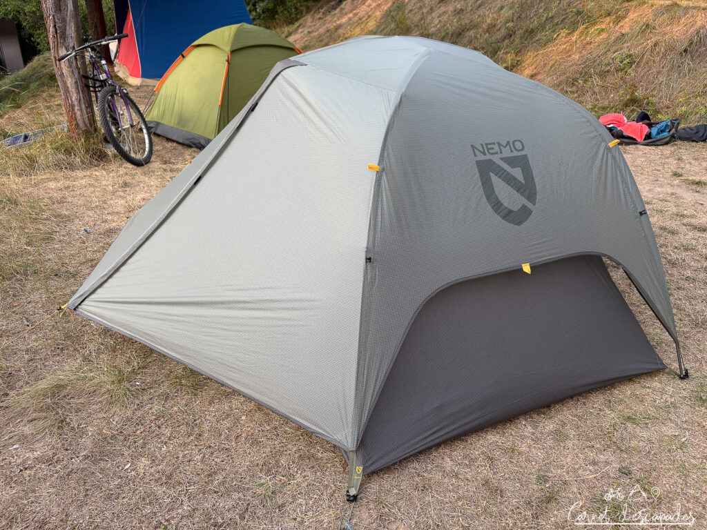 Tente Nemo Bickepack au Camping Geschina à Brigue