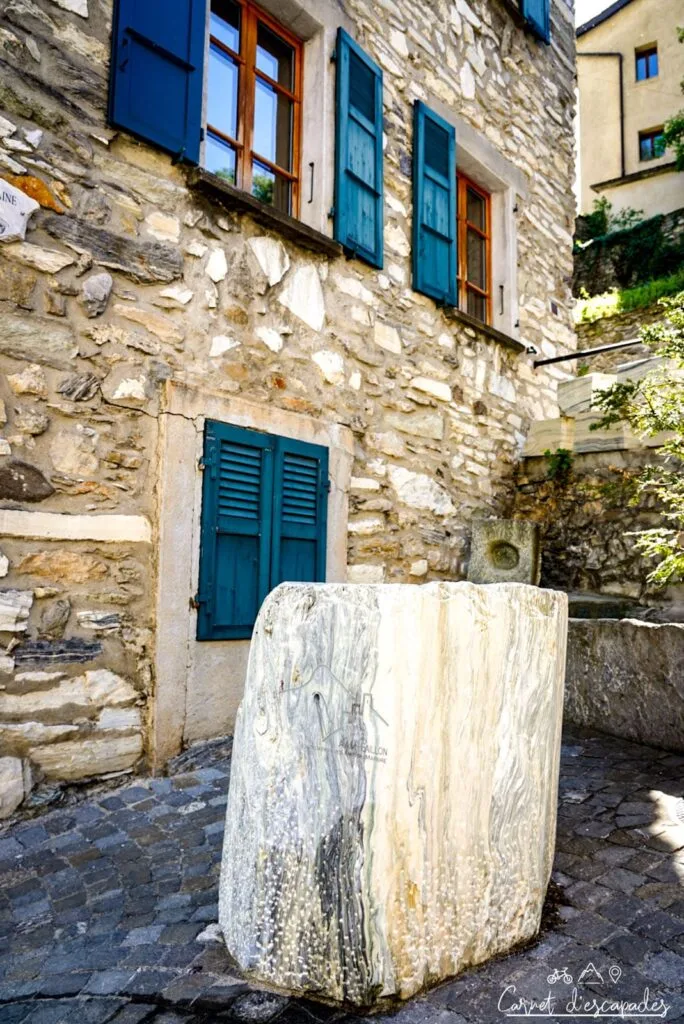 Maison du marbre à Saillon