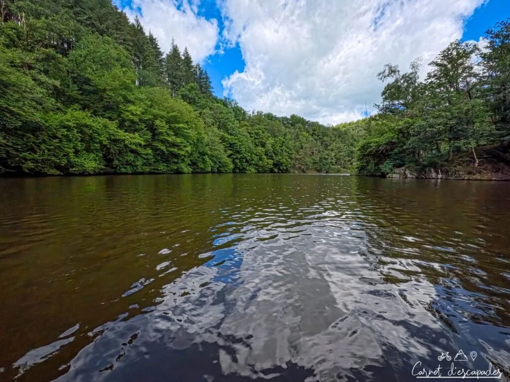 Lac de Nisramont en Wallonie