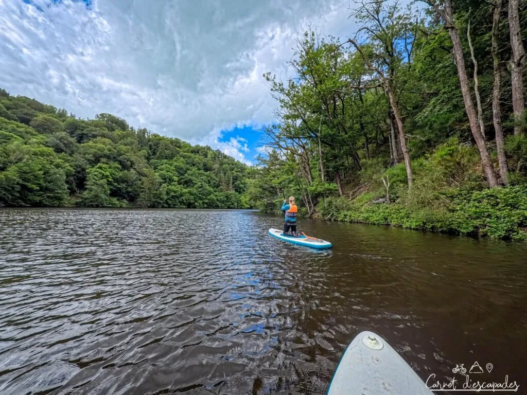 Stand-up paddle sur le Lac de Nisramont