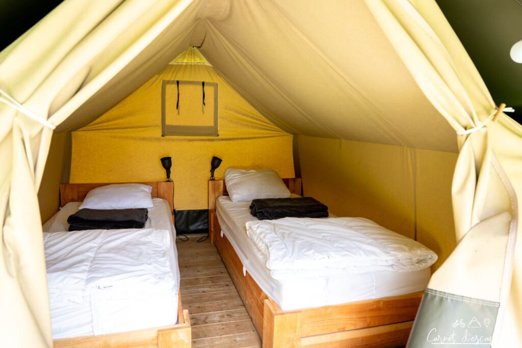 Tente glamping au Backpackers Camp