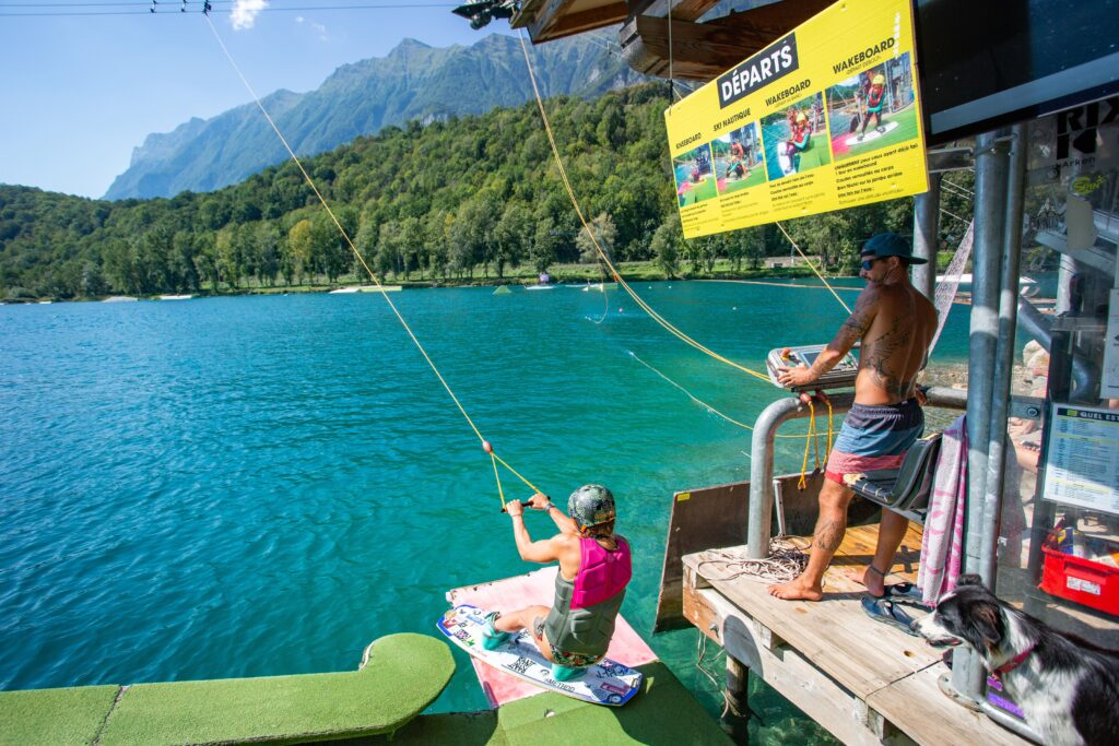 Départ du Wakeboard