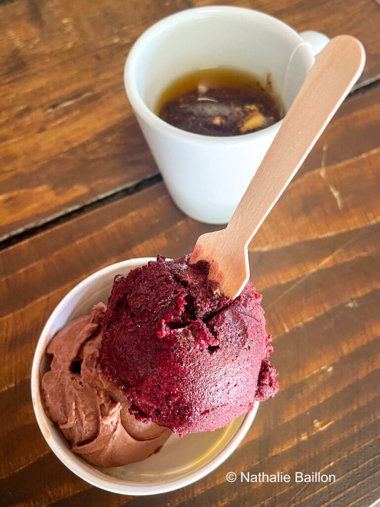 Glace et thé