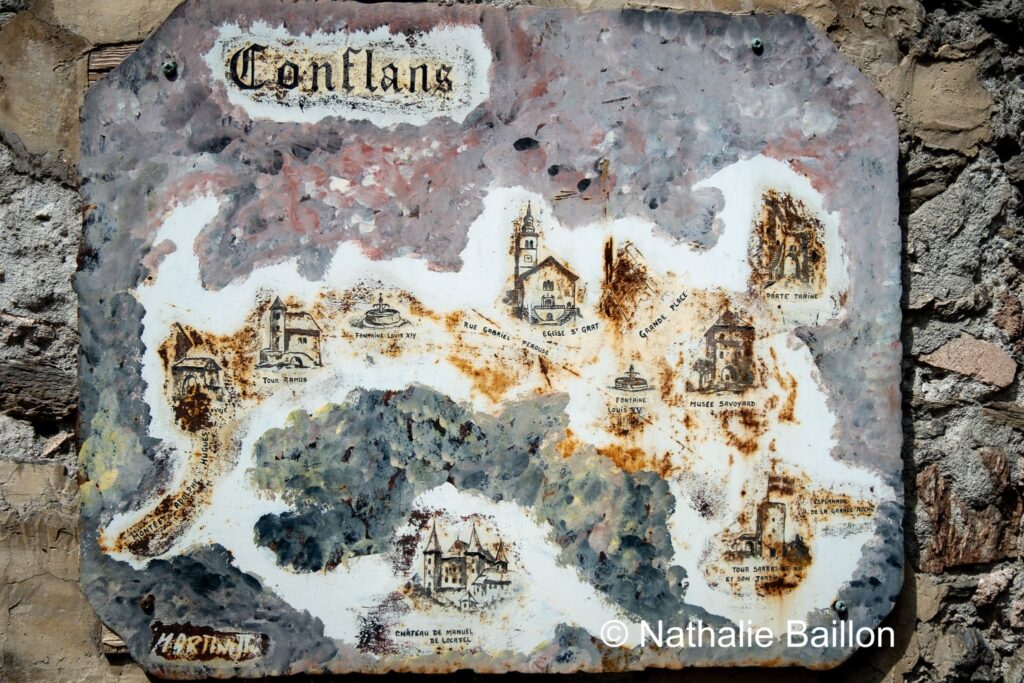 Plan de la cité de Conflans