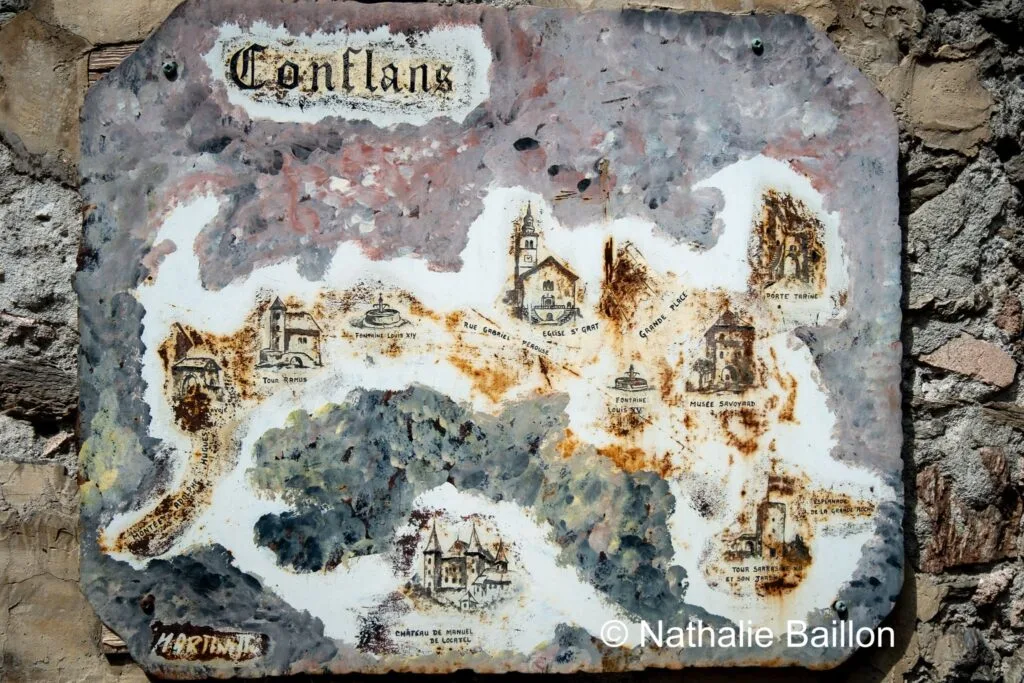 Plan de la cité de Conflans